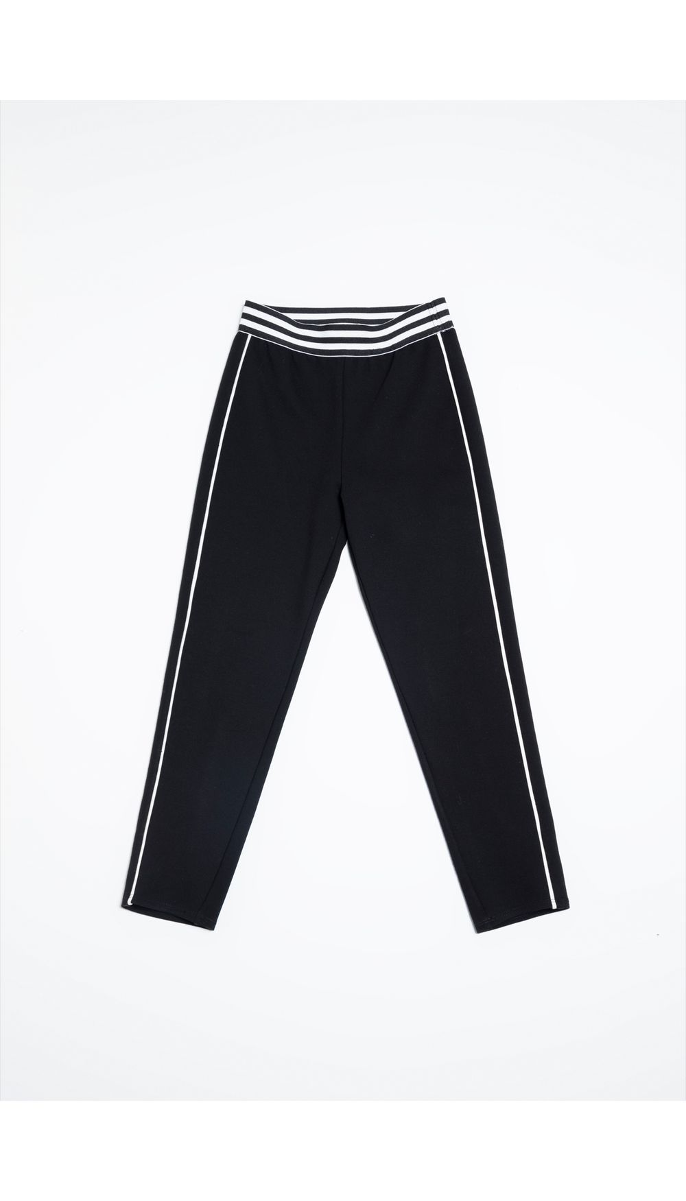 Leggins para niña tiro alto con vivos
