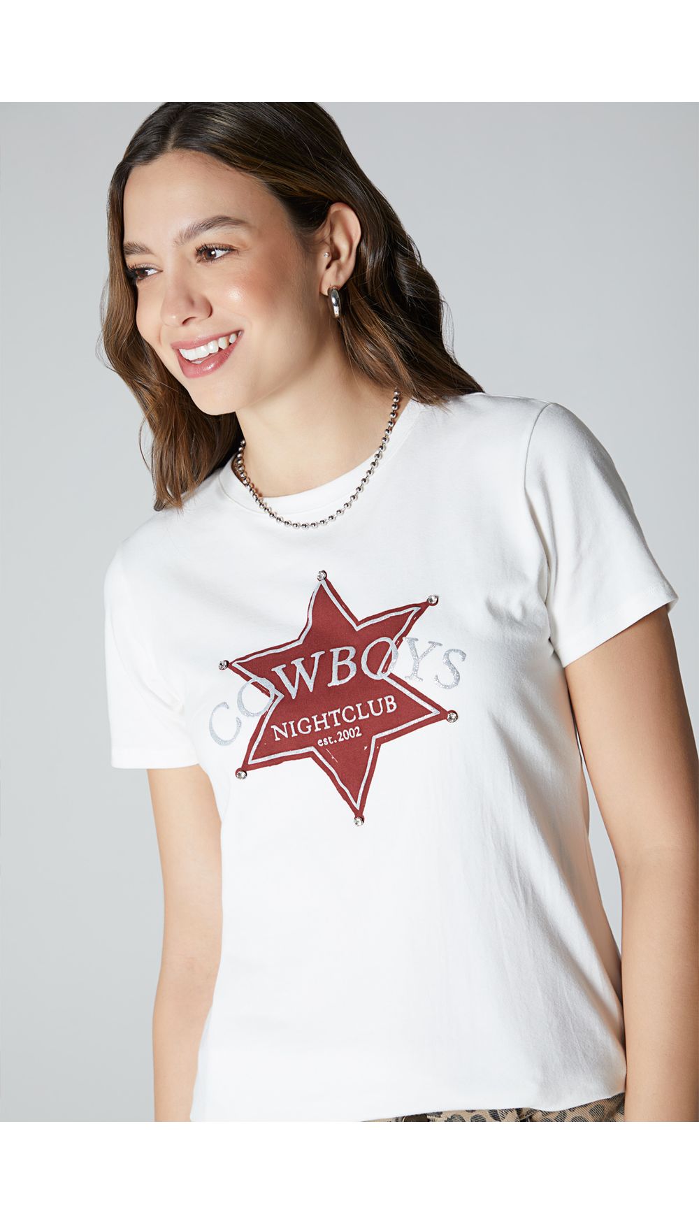 Camiseta estampada para mujer