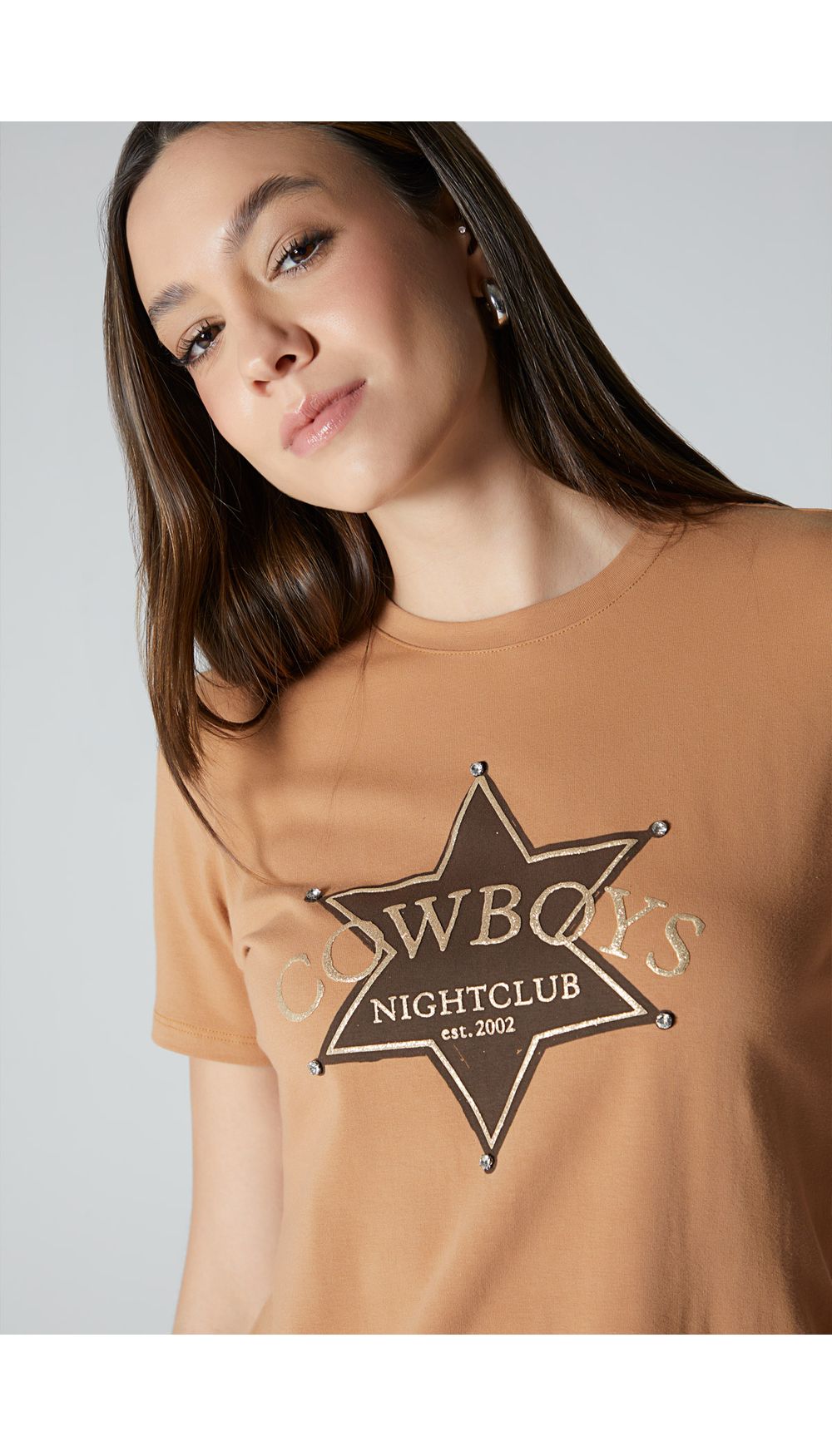Camiseta estampada para mujer
