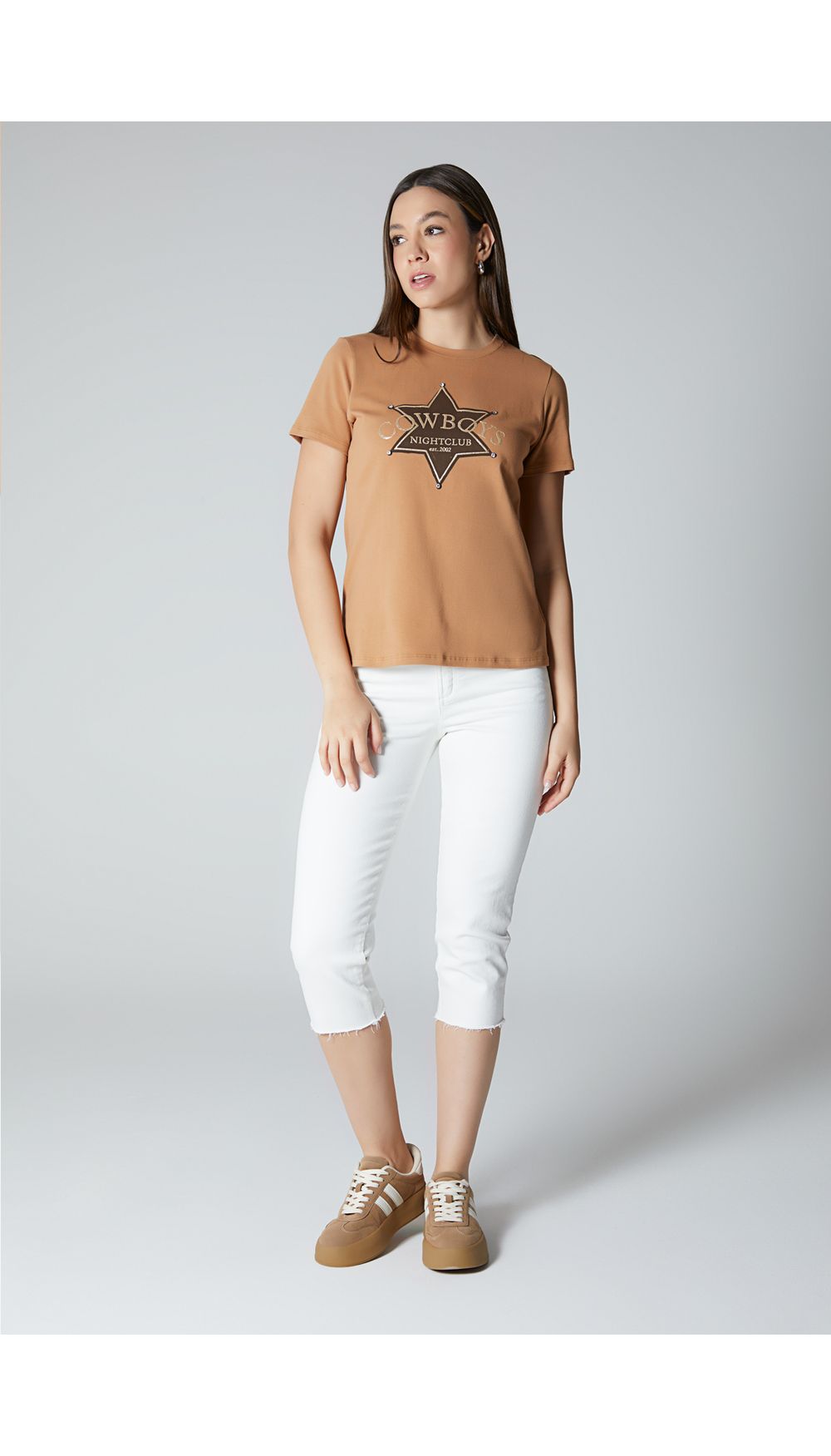 Camiseta estampada para mujer