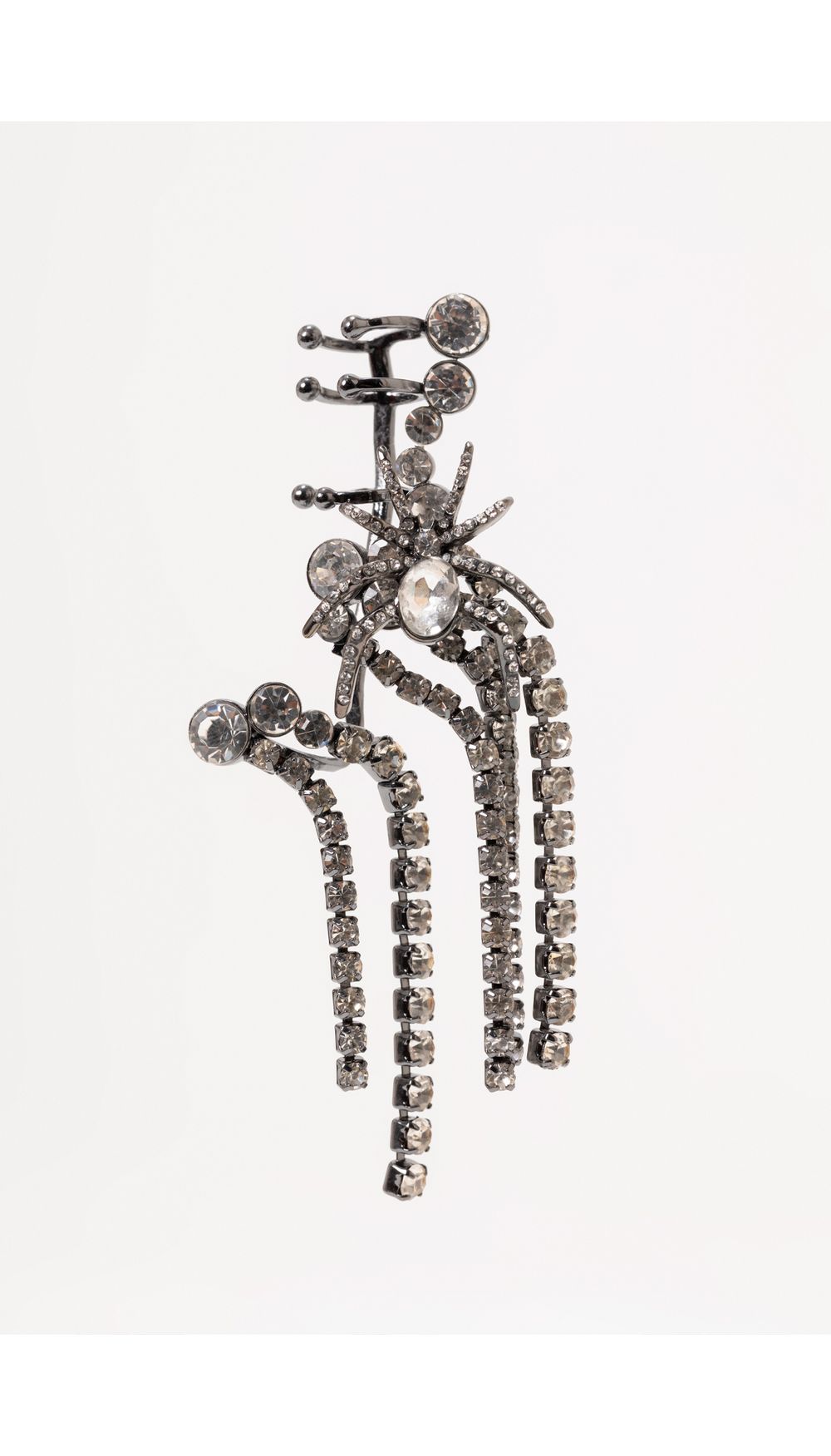 Earcuff de araña con brillo