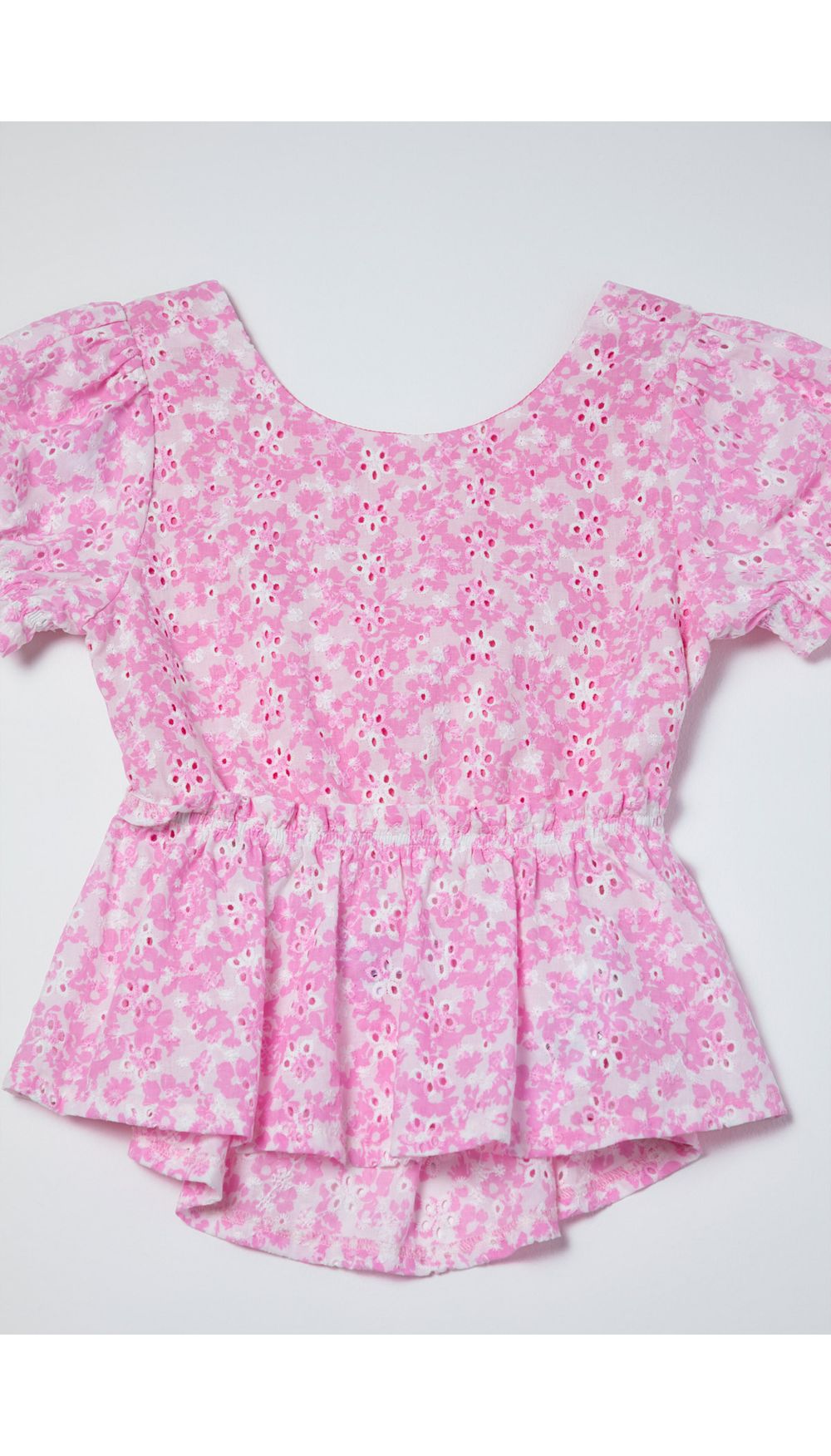 Blusa manga corta para niña