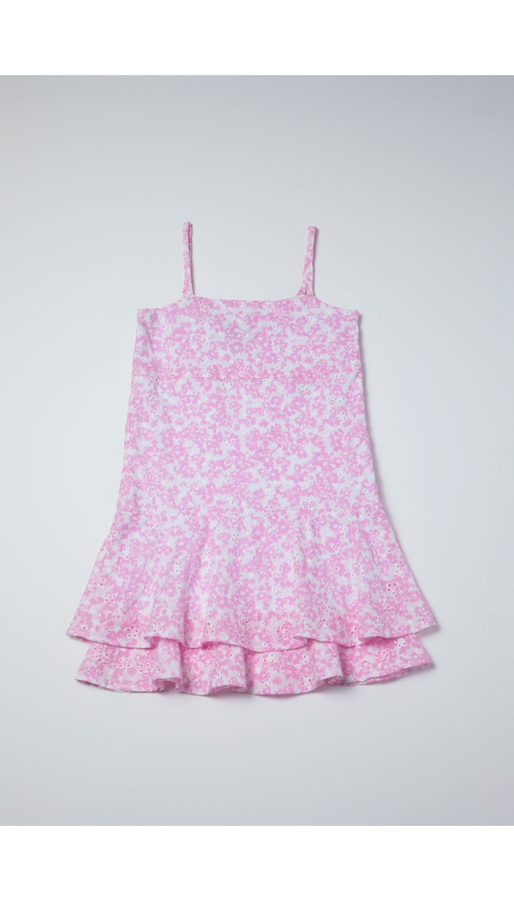 Vestido strapless para niña