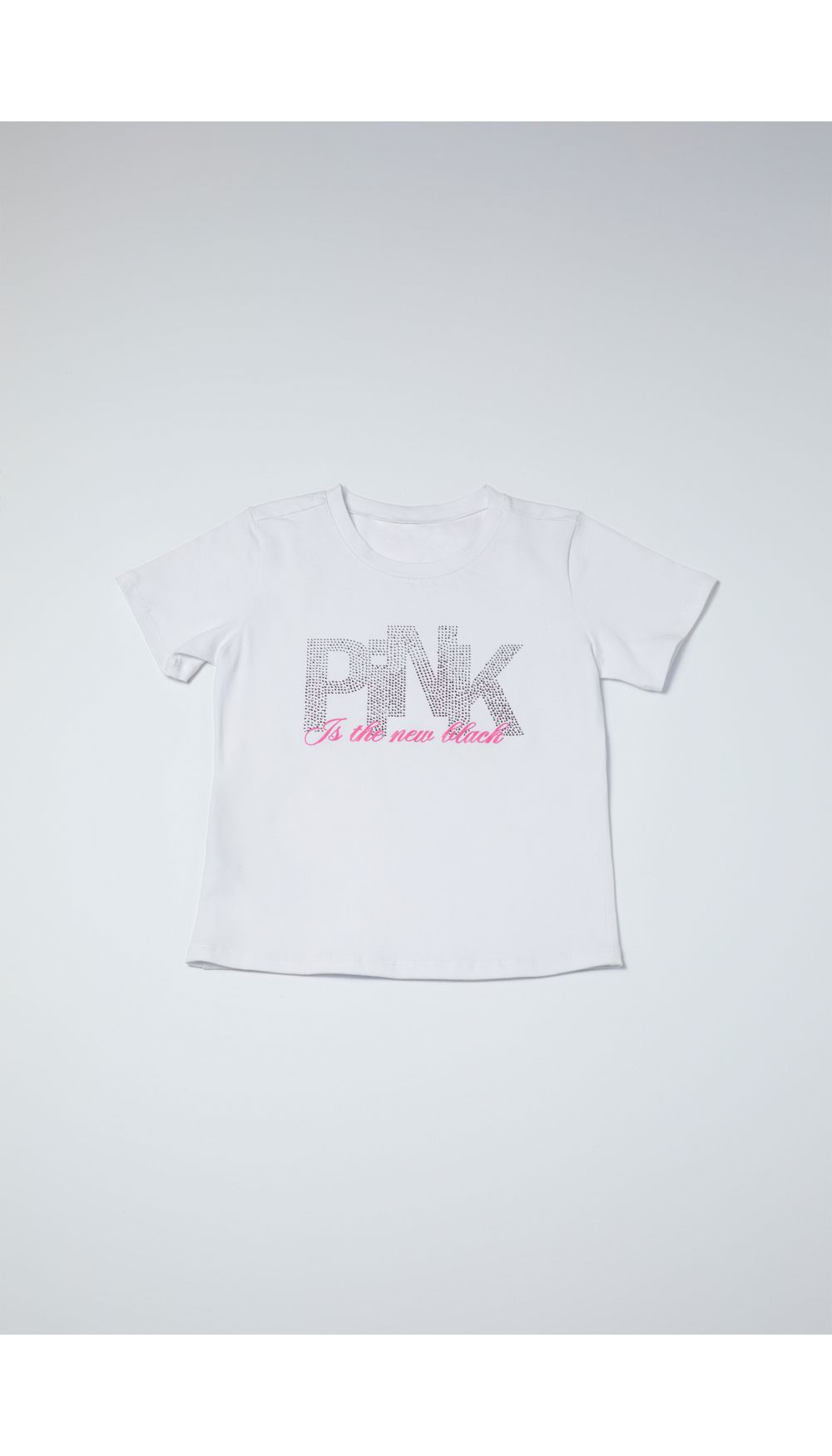 Camiseta para niña estampada con hot fix