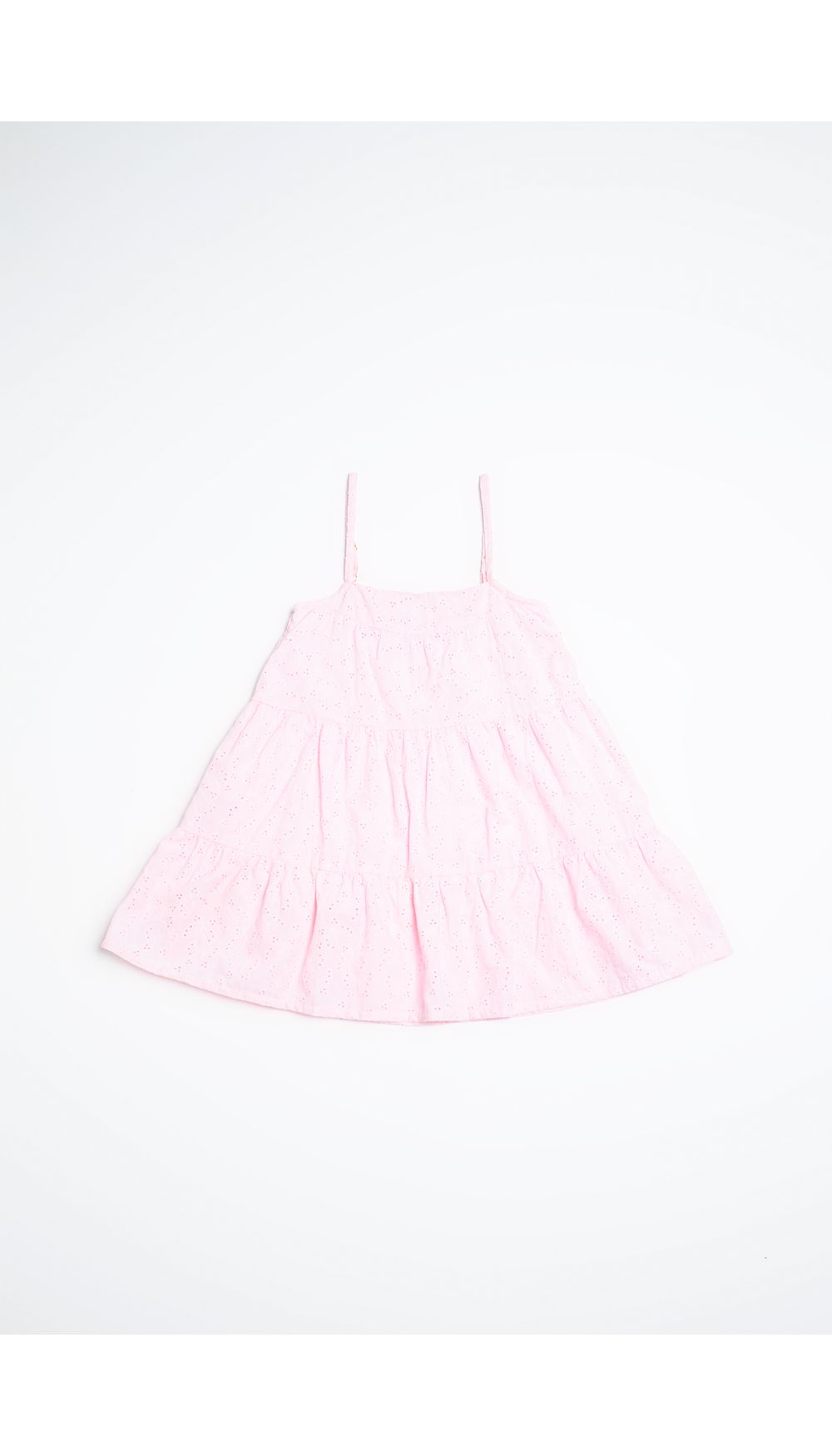 Vestido corto para niña de tiras