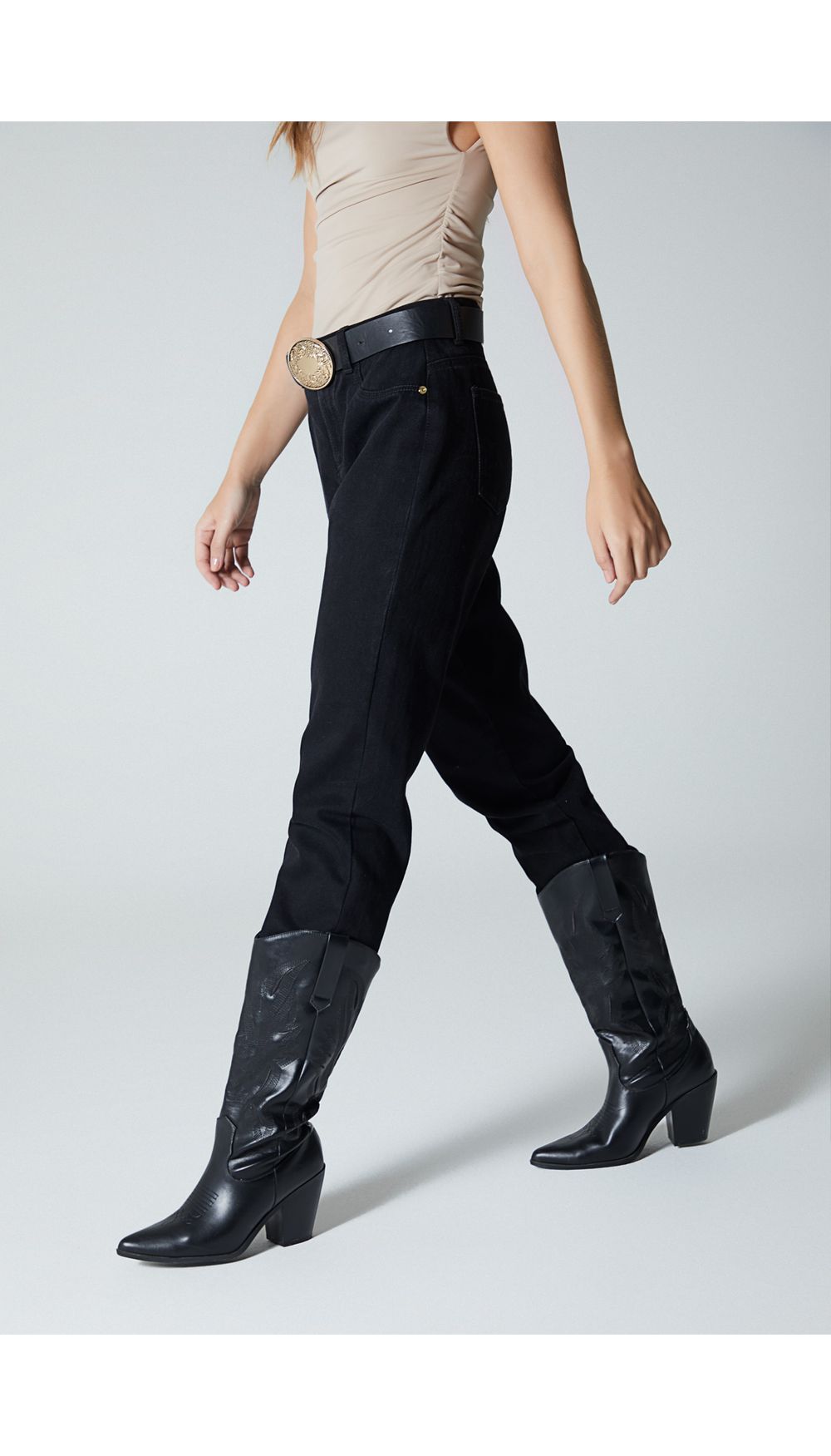 Jean  para mujer  tiro bajo  boyfriend c