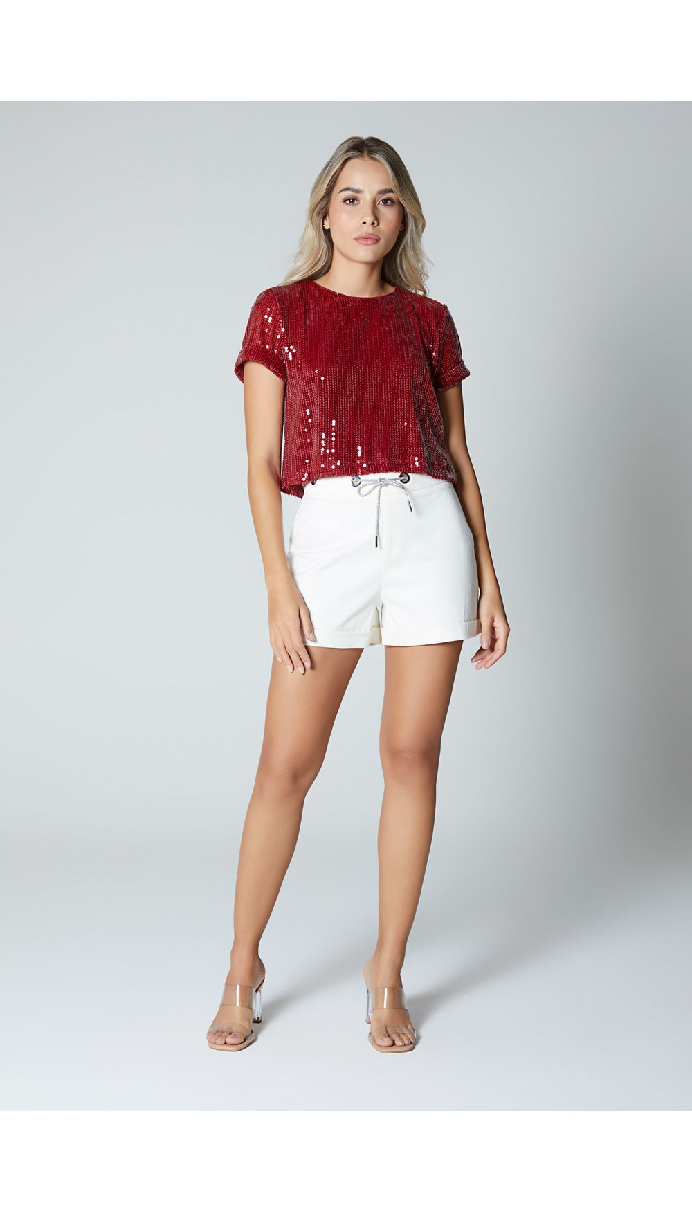 Short para mujer tiro alto alto