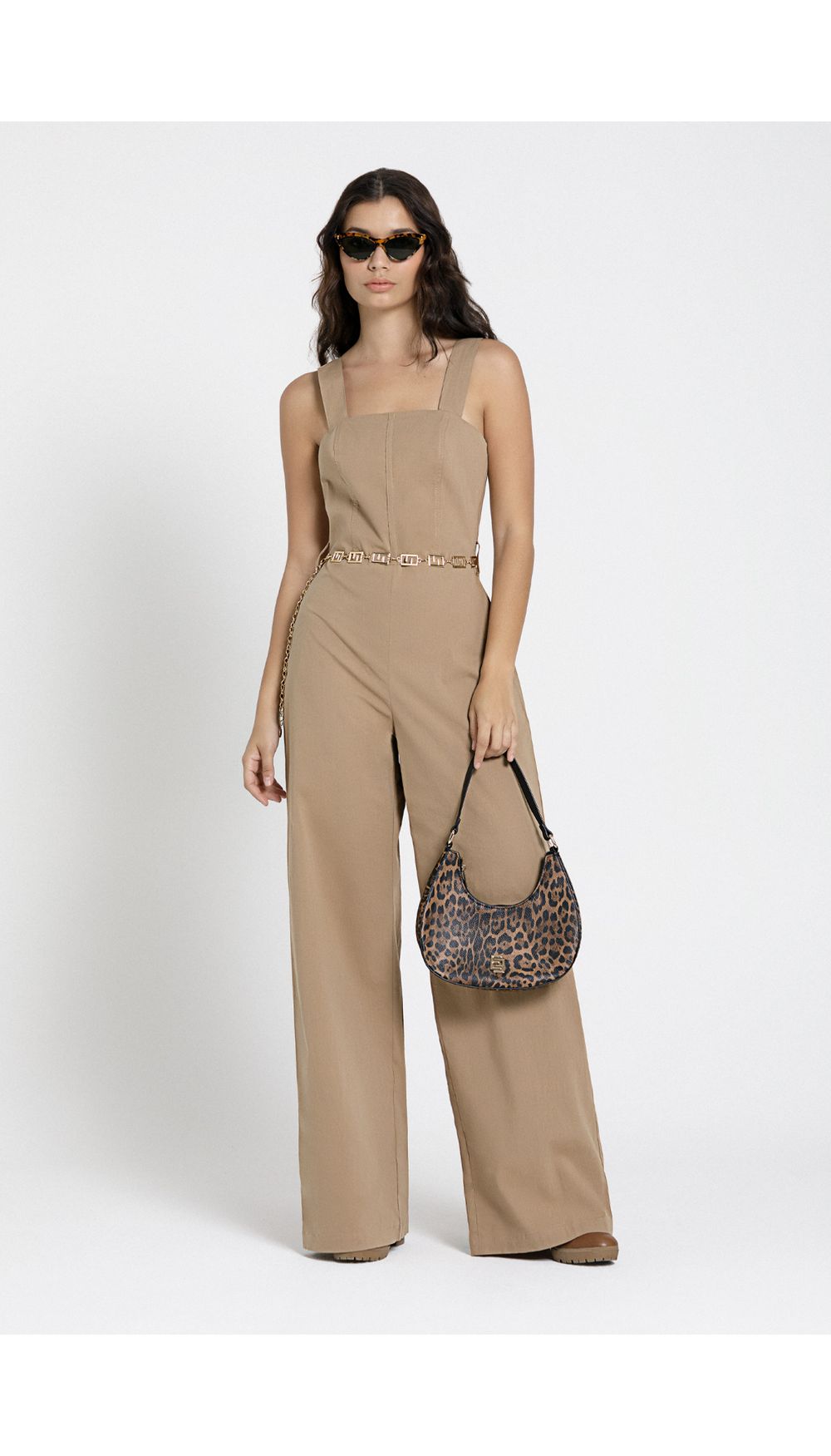 Enterizo pantalon de tiras para mujer