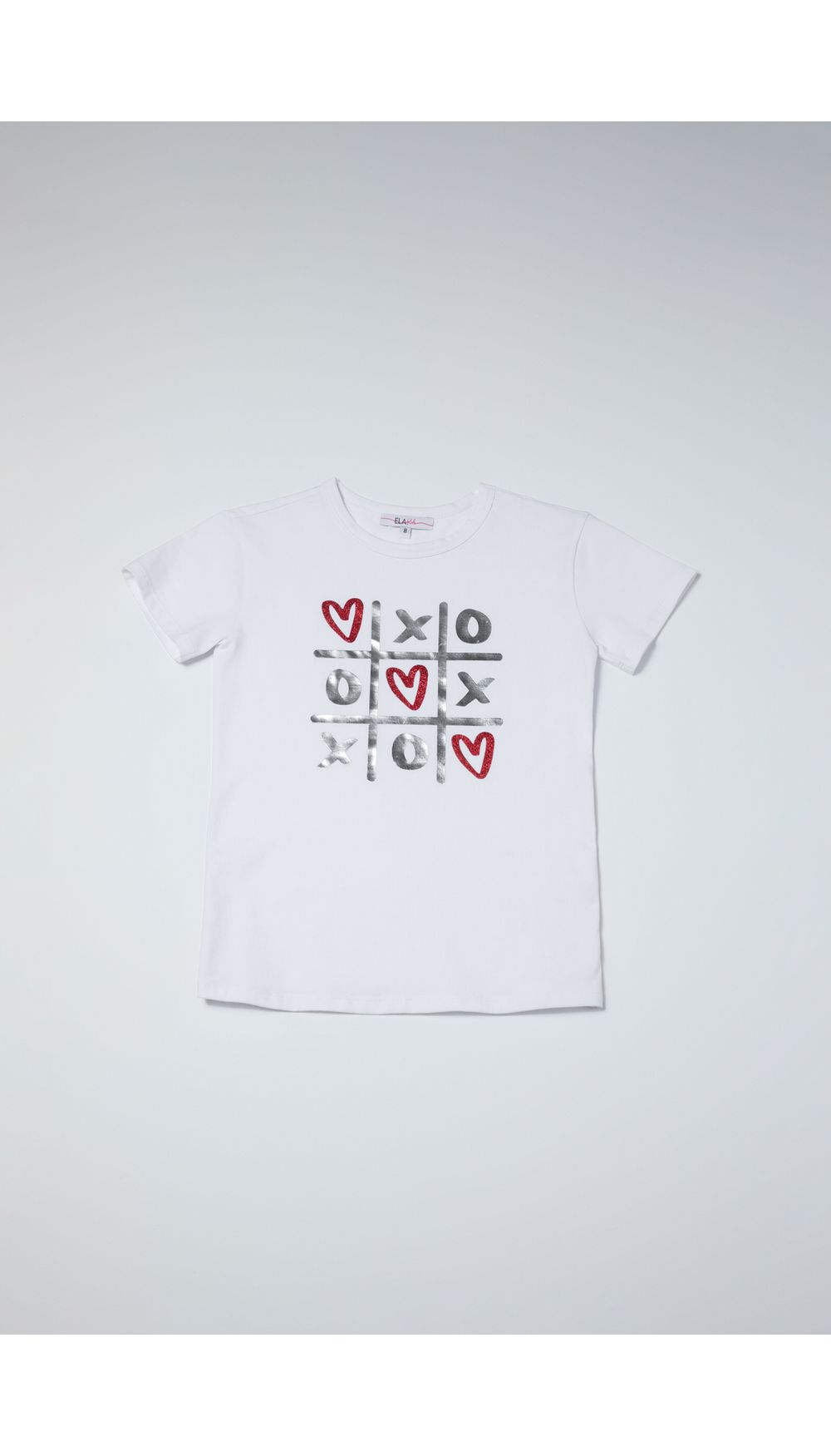 Camiseta manga corta estampada para niña