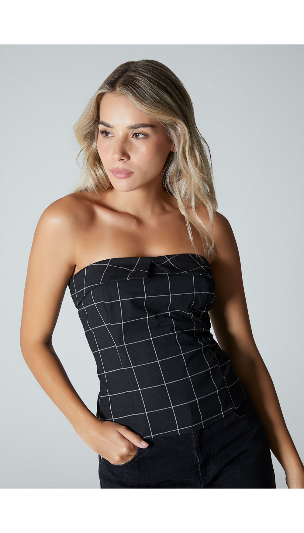 Blusa para mujer strapless