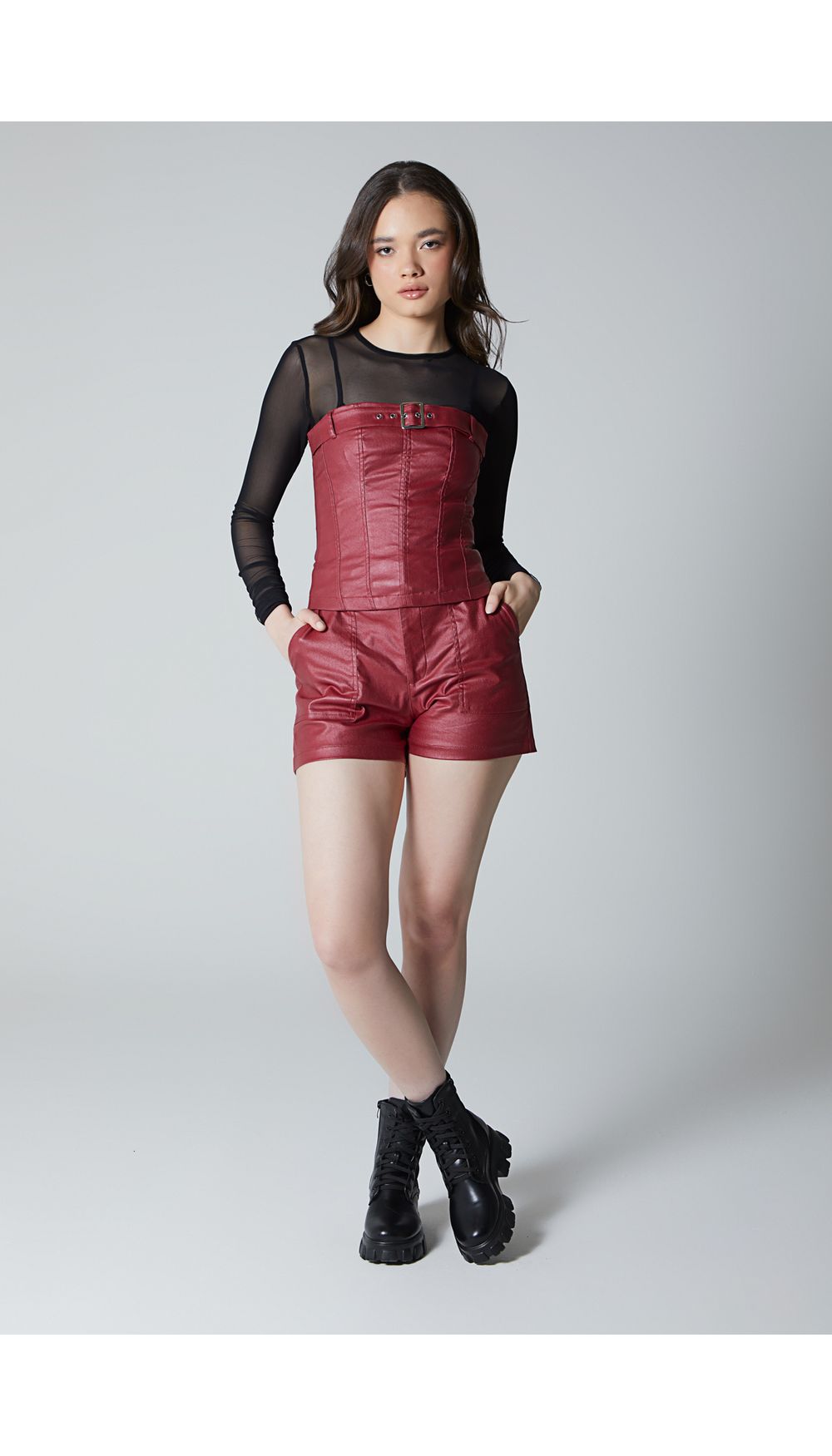 Blusa corset para mujer strapless