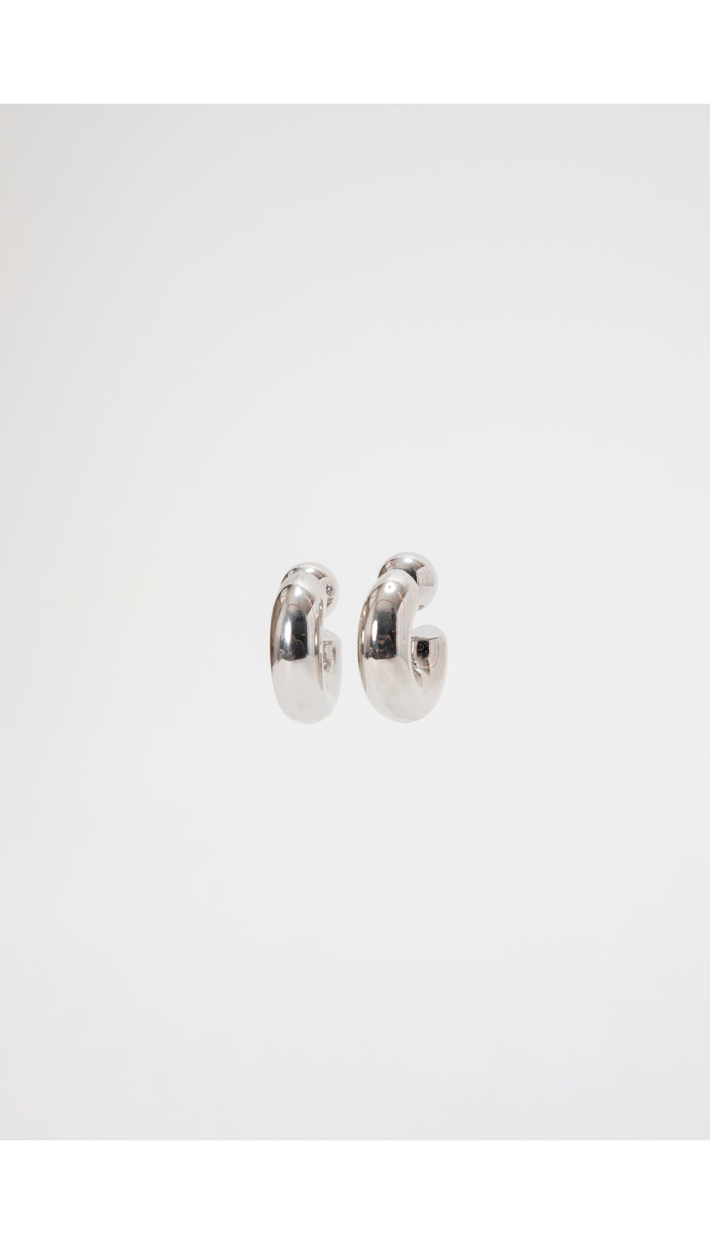 Aretes chunky con topito redondo
