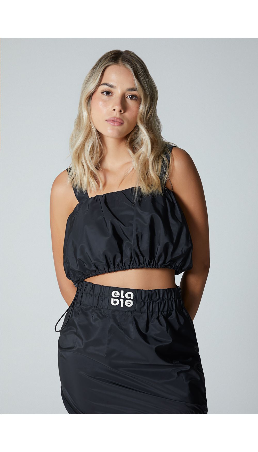 Crop top para mujer en parachute