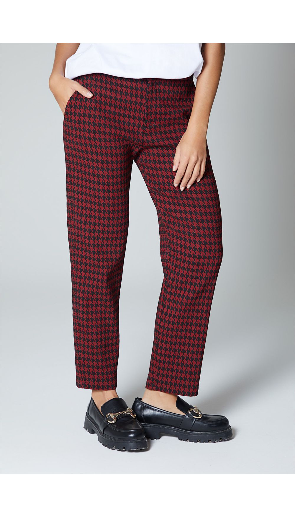 Pantalon slouchy para mujer tiro alto