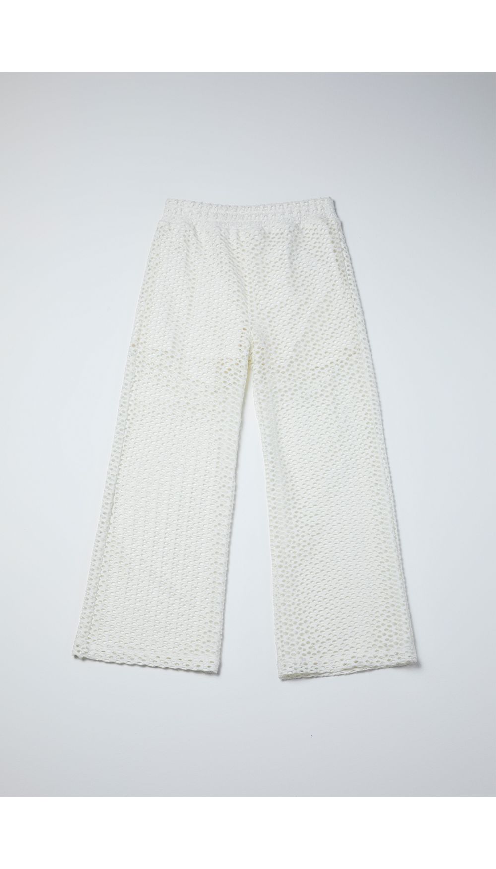 Pantalon palazo para niña en malla