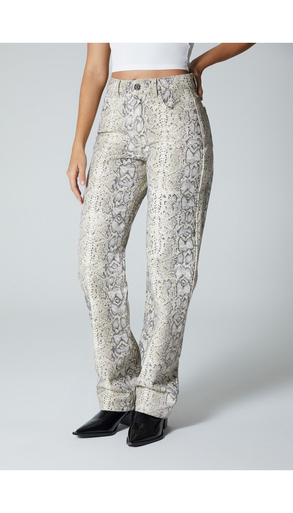 Jean piton para mujer