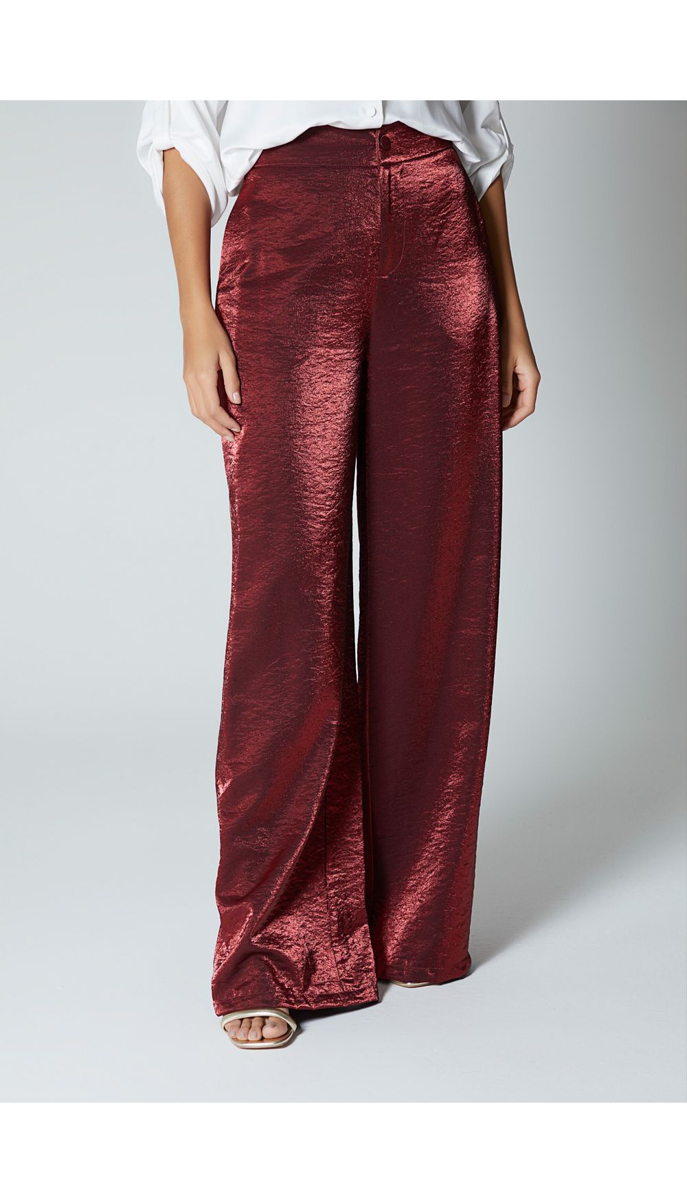 Pantalon palazo para mujer tiro alto alt