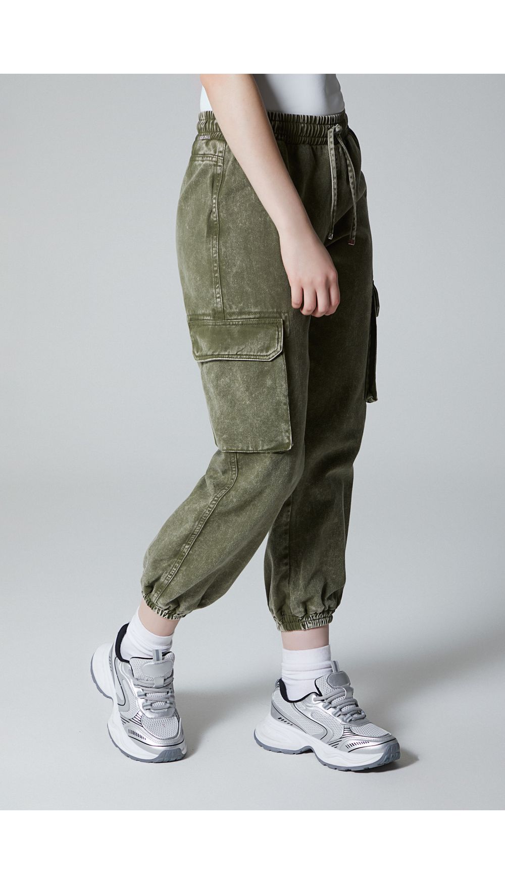 Jean jogger para mujer tipo medio