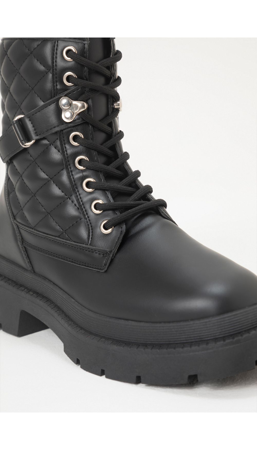 Bota combat acolchada