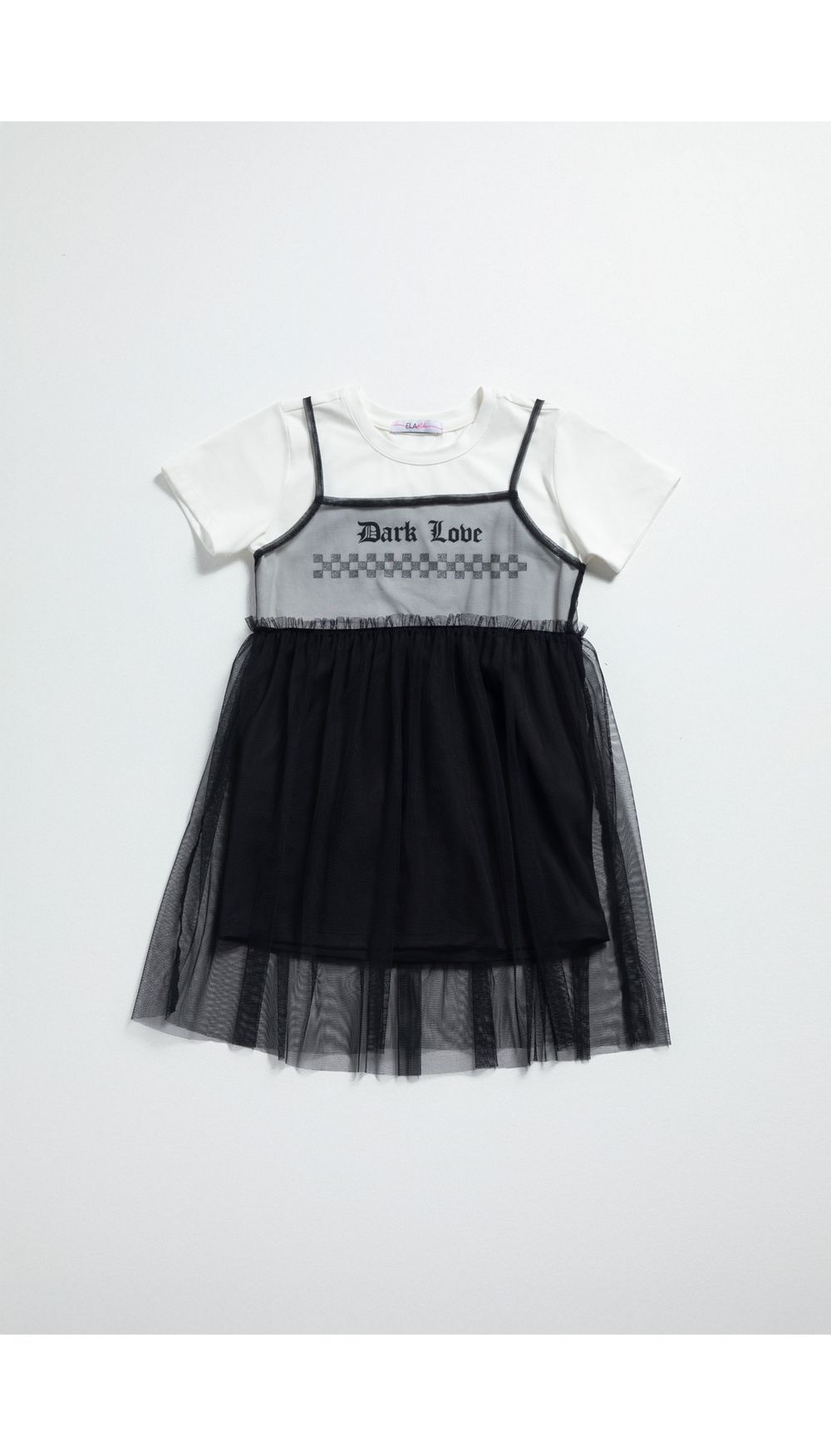 Vestido con camiseta para niña halloween