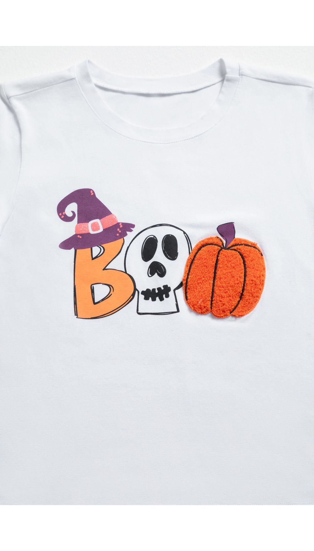 Camiseta para niña con aplique halloween