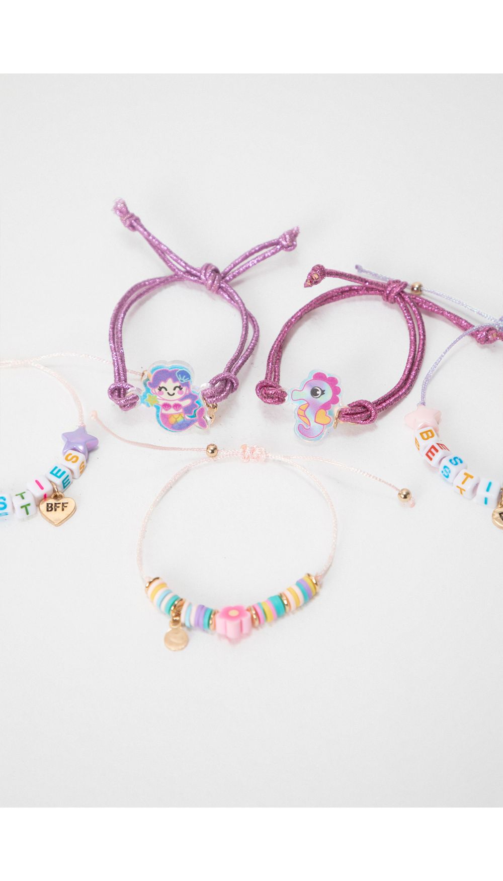 Set de pulseras mejores amigas