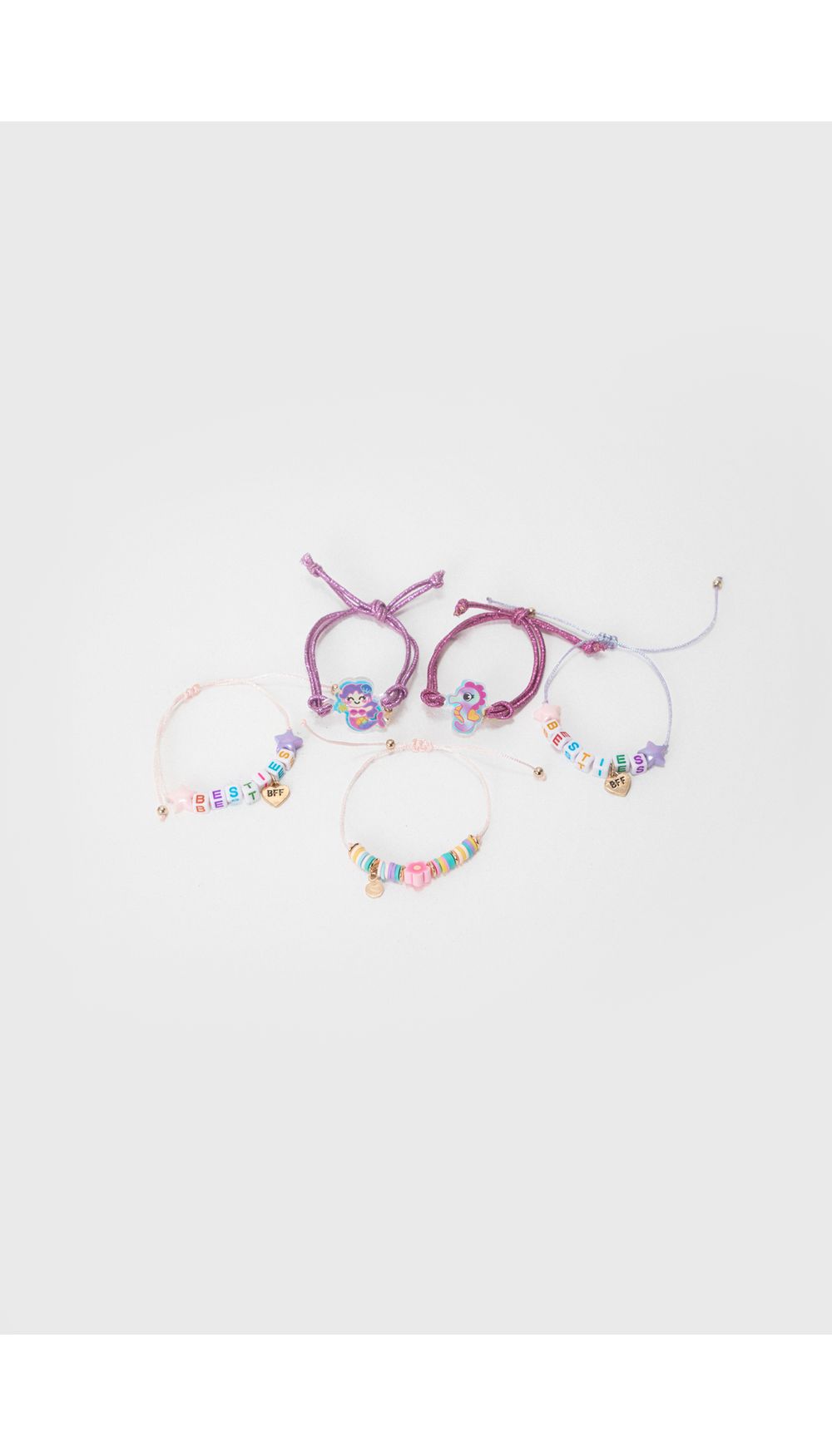 Set de pulseras mejores amigas