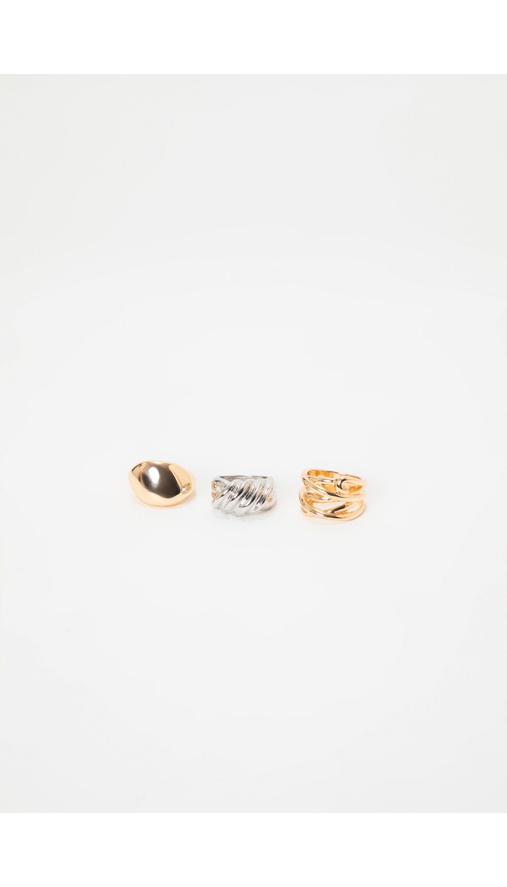 Set de anillos chunky