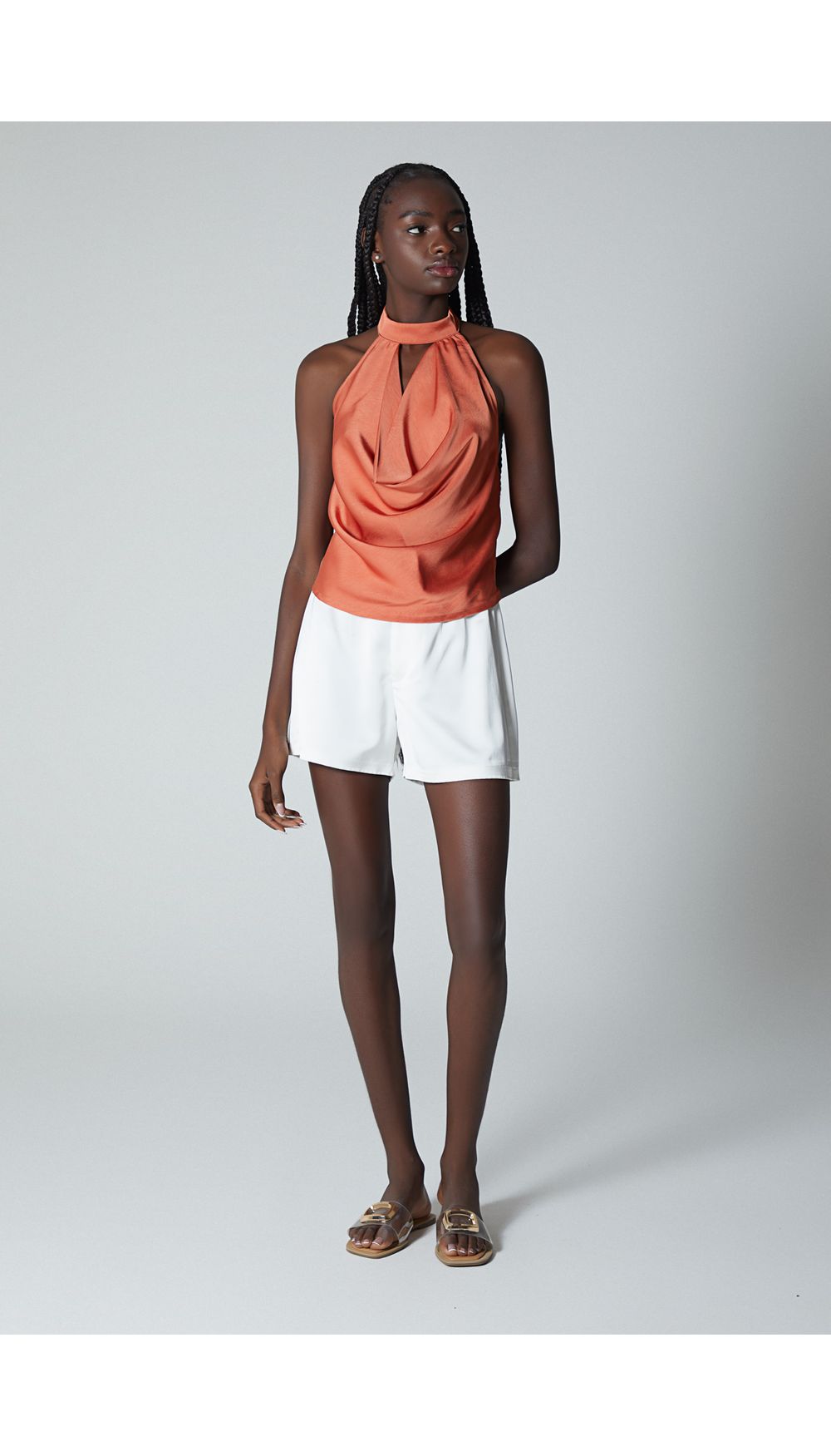 Blusa para mujer estilo halter