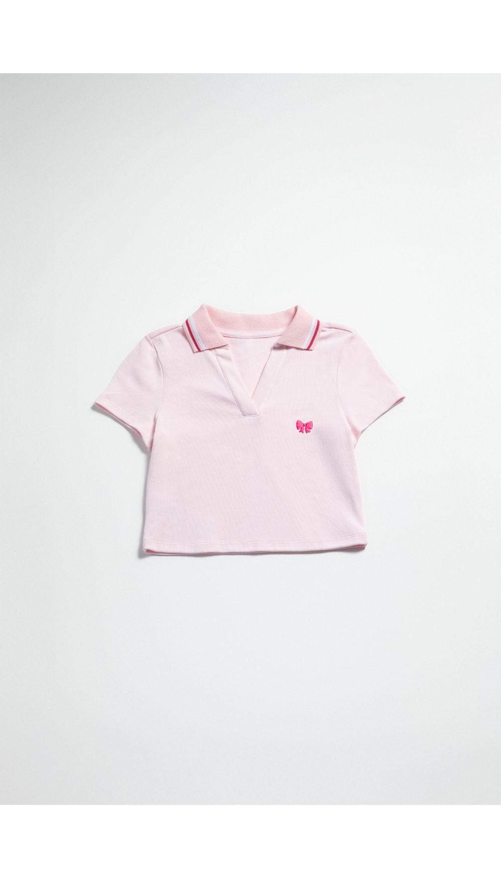 Blusa tipo polo para niña