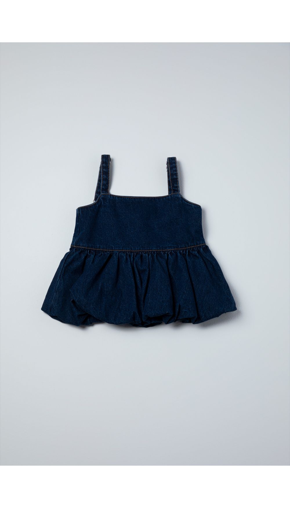 Blusa  para niña straple tipo globo