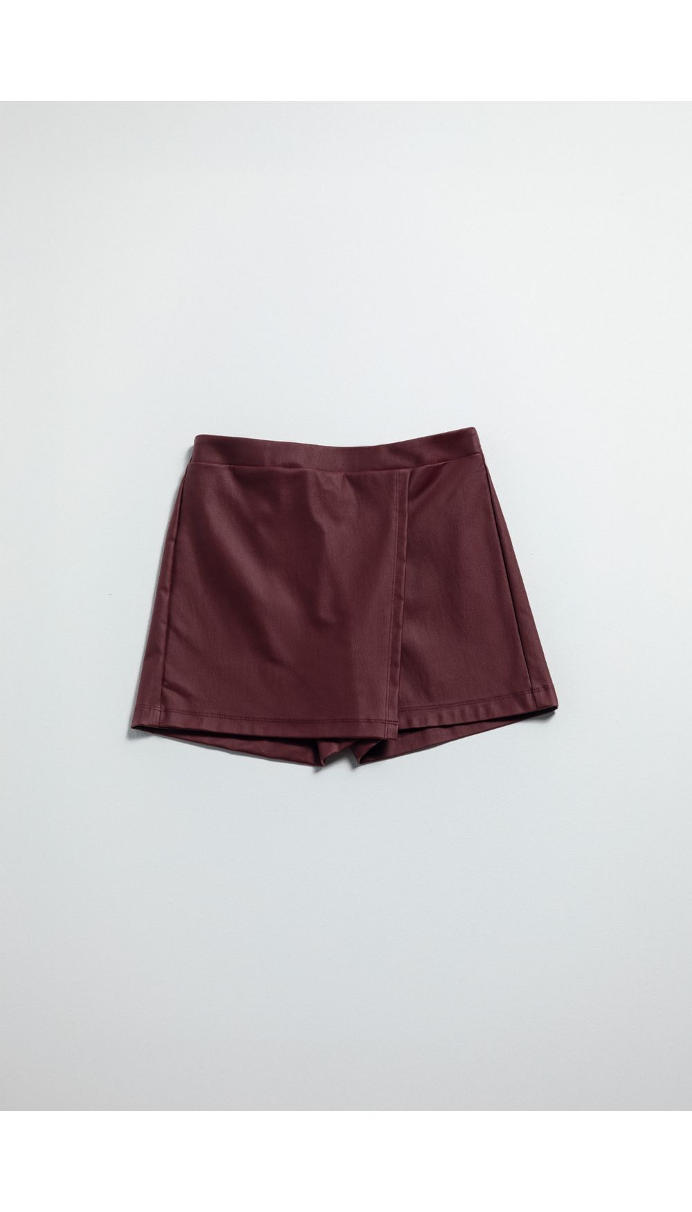 Falda short  niña tiro alto con estrella