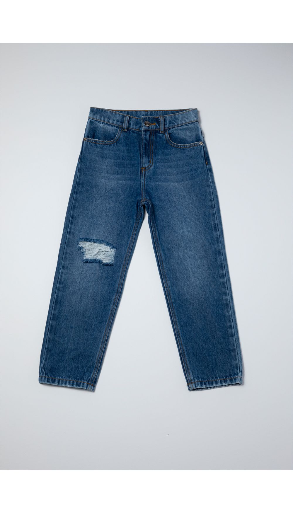 Jean mom fit para niña