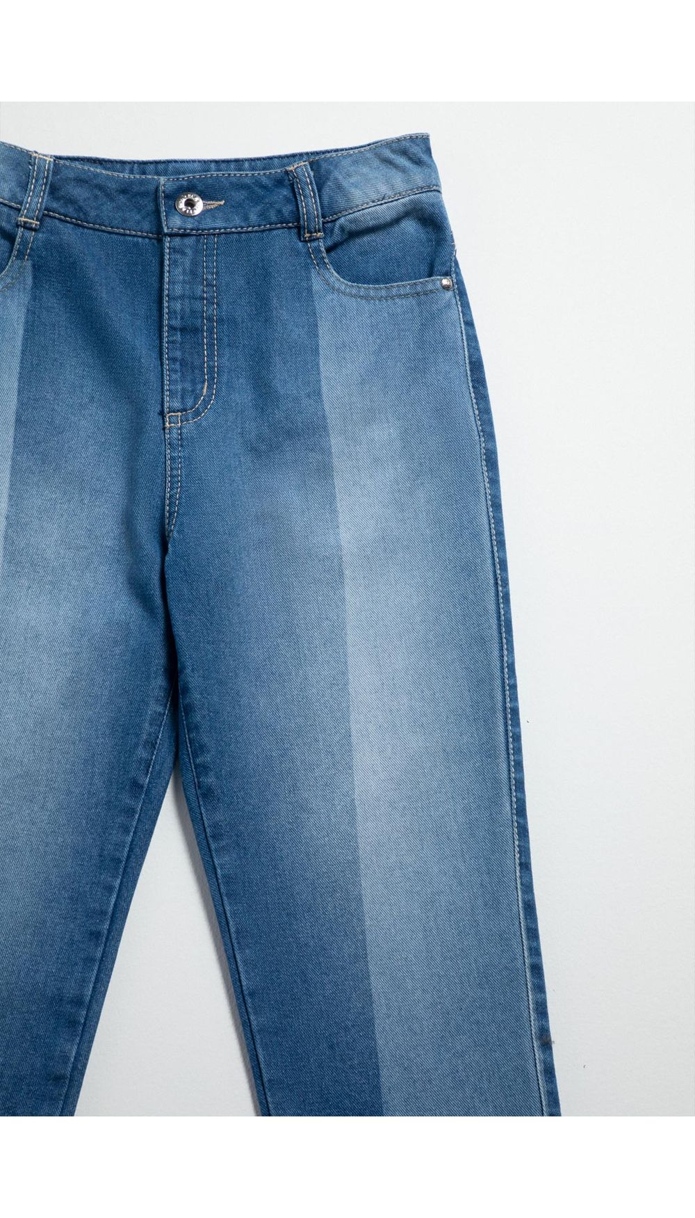 Jean  para niña tiro medio boyfriend con