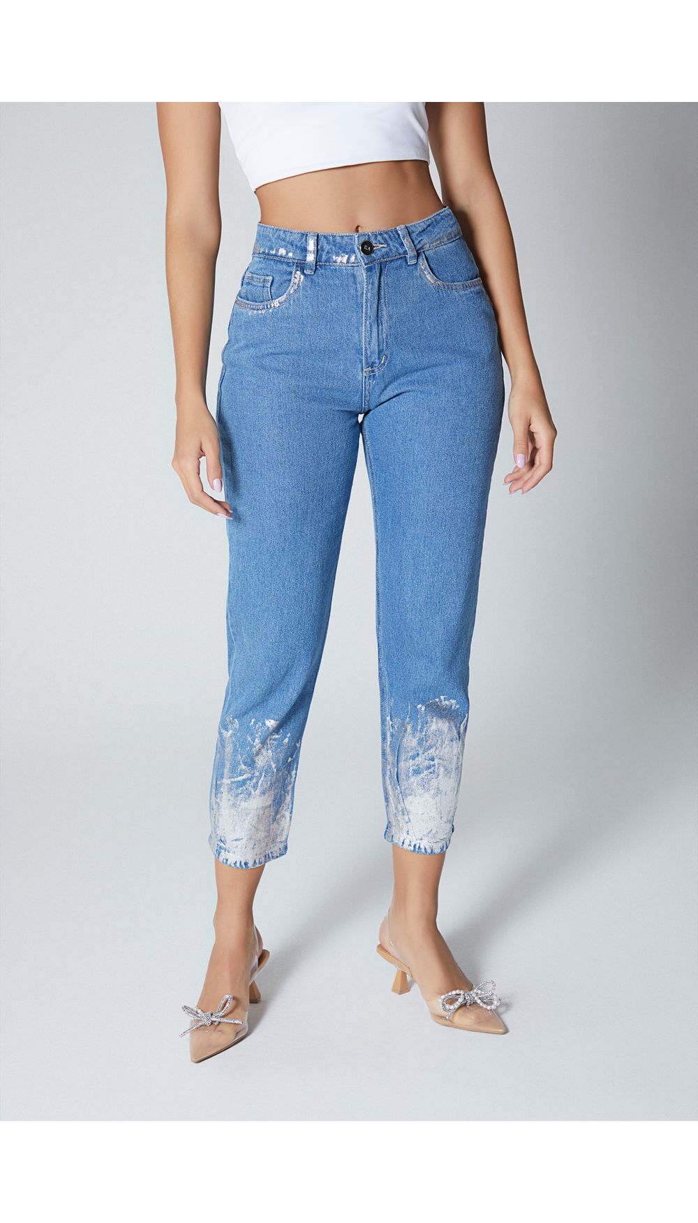 Jean mujer con foil