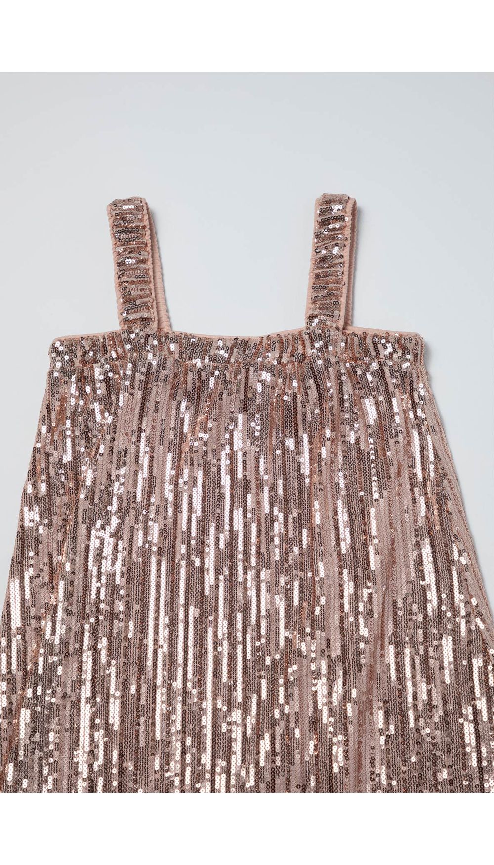 Vestido corto para niña de tiras