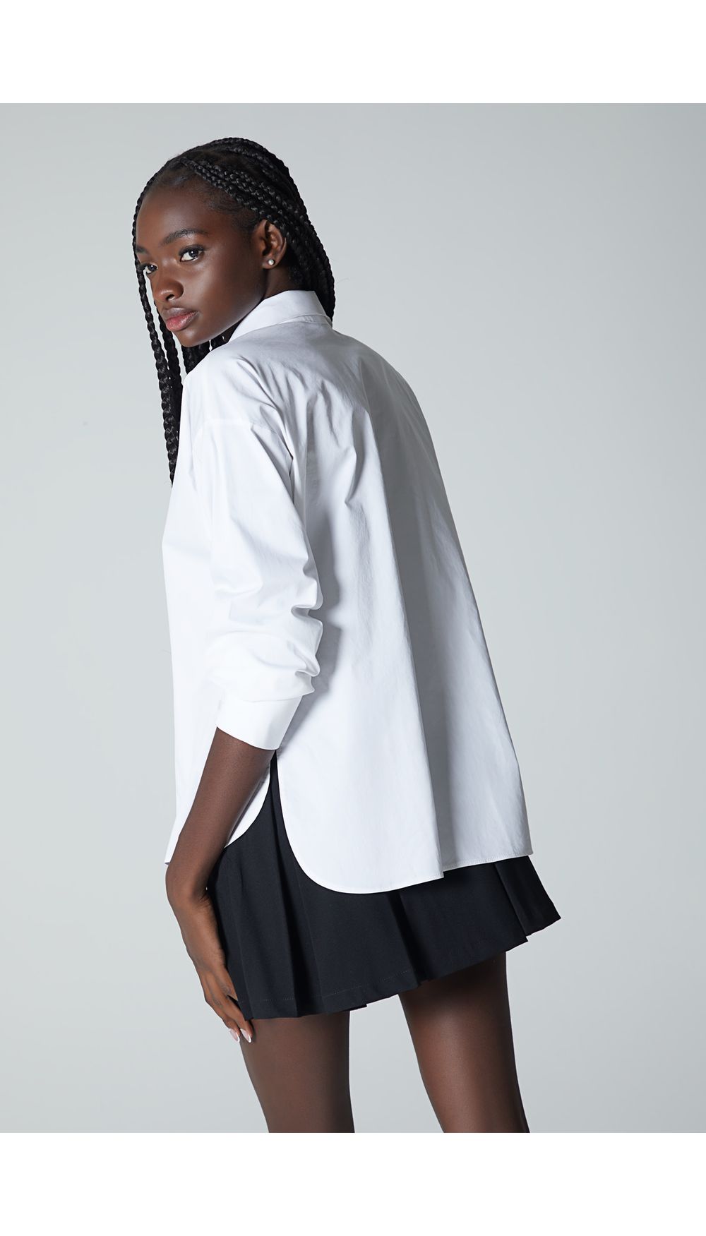 Blusa camisera para mujer manga larga