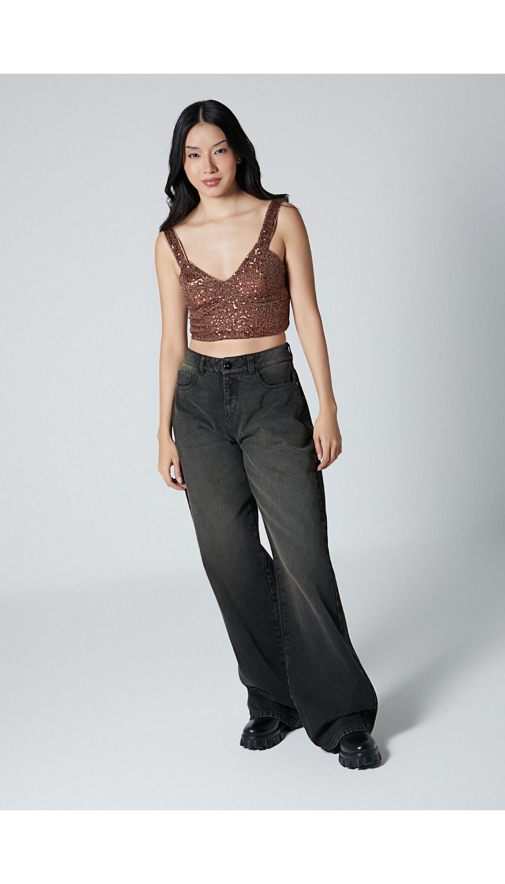 Crop de tiras para mujer