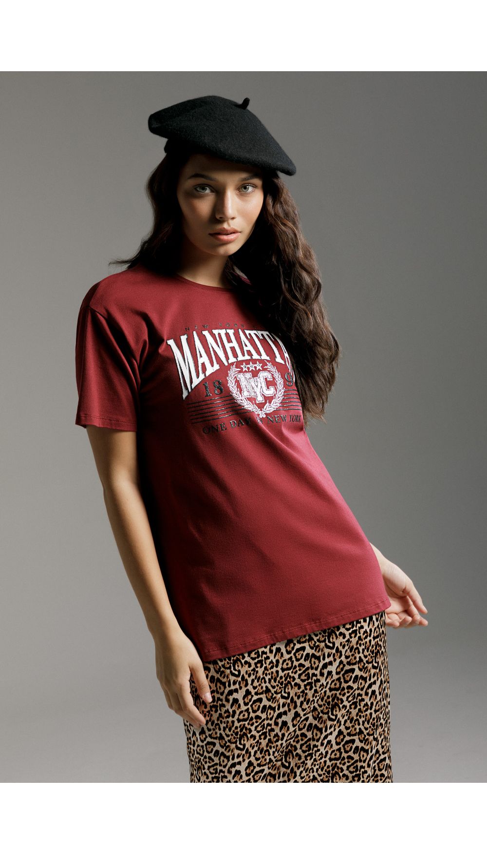 Camiseta estampada para mujer