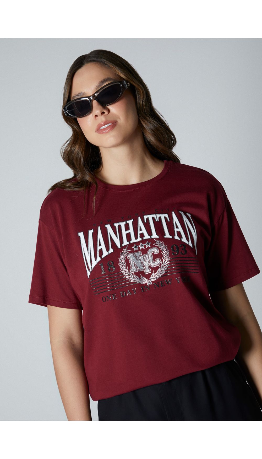 Camiseta estampada para mujer