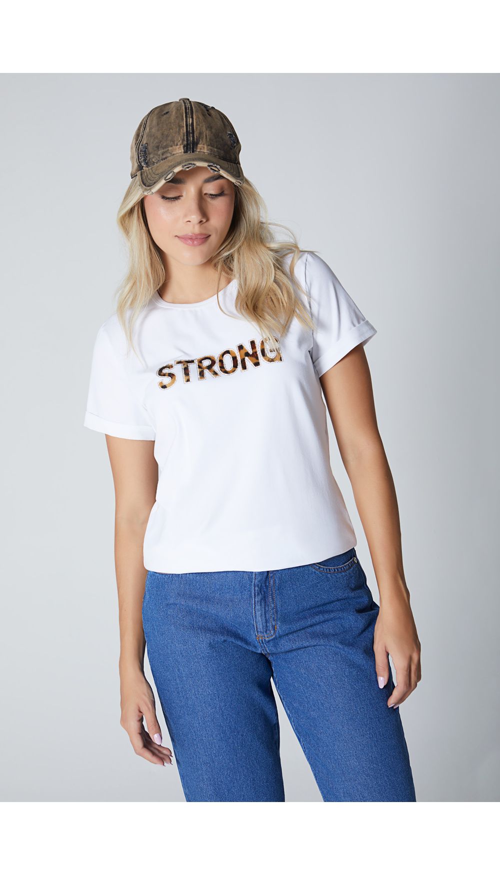Camiseta estampada para mujer