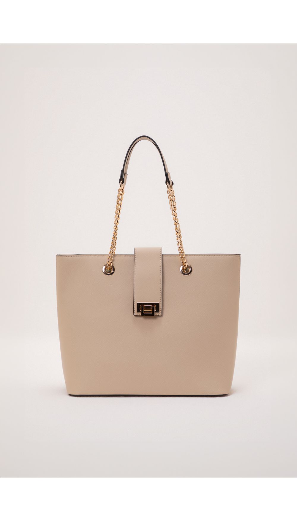 Bolso de hombro con asas en cadena