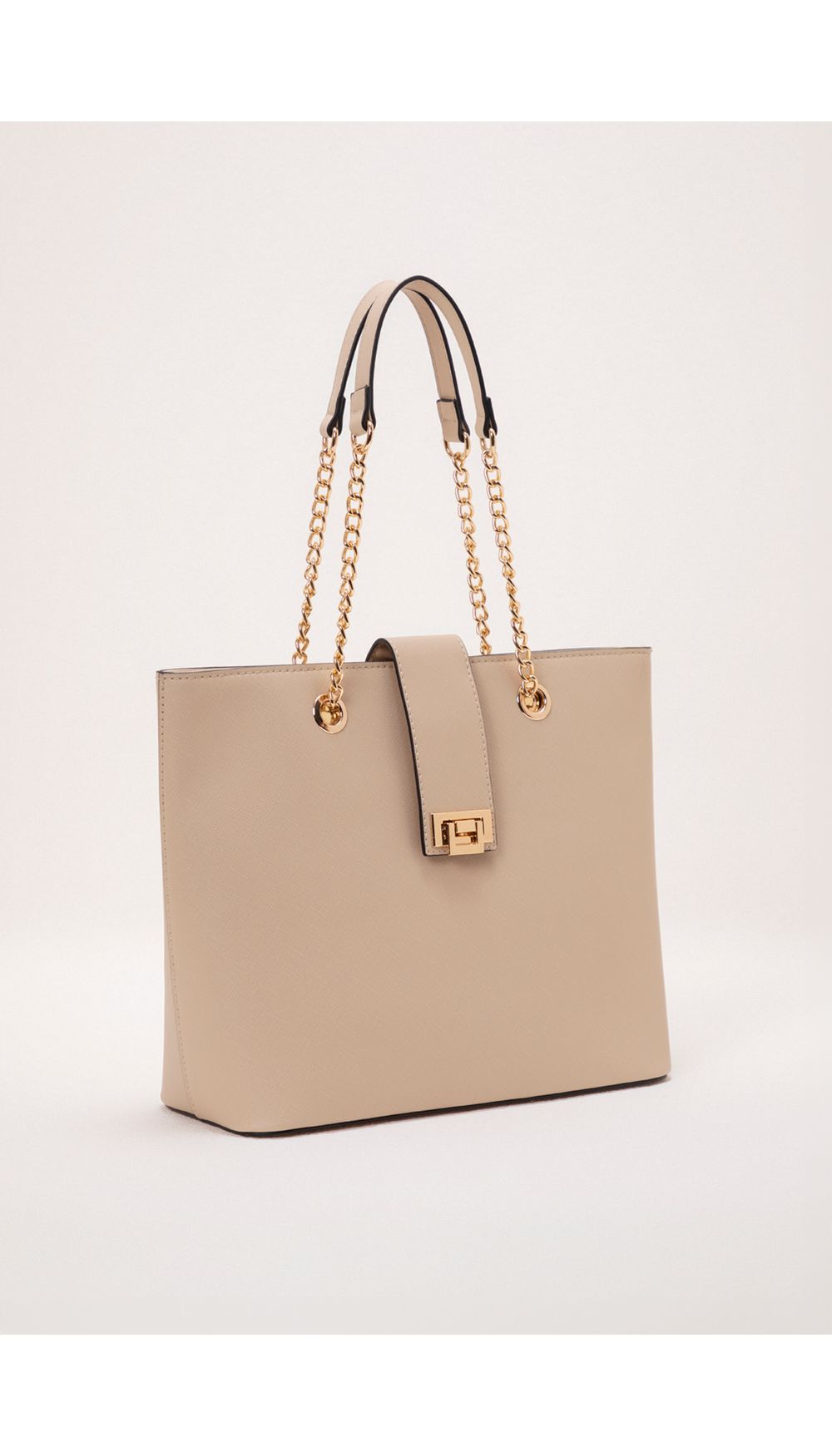 Bolso de hombro con asas en cadena