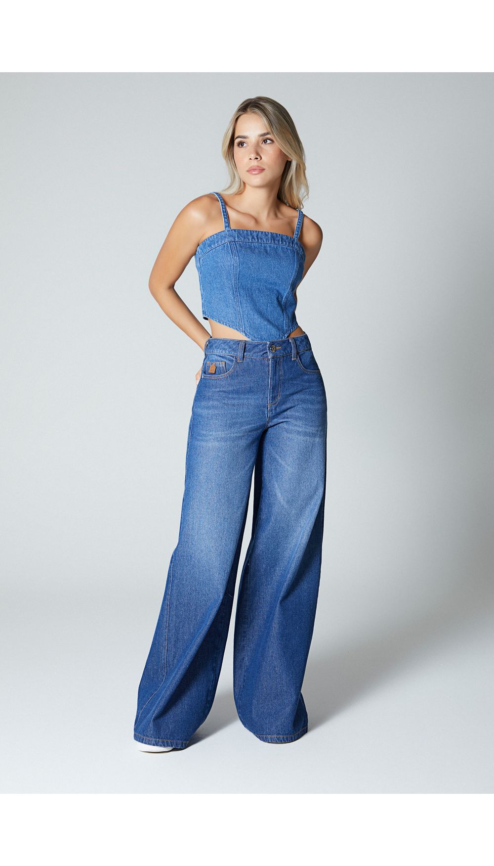 Blusa crop  para mujer de tiras