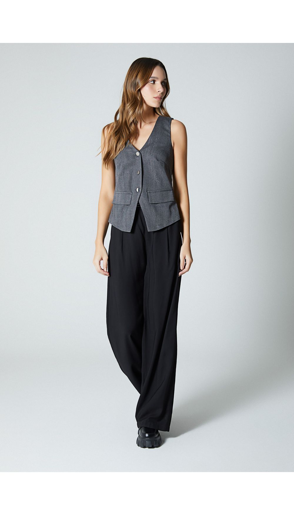 Blusa para mujer estilo chaleco