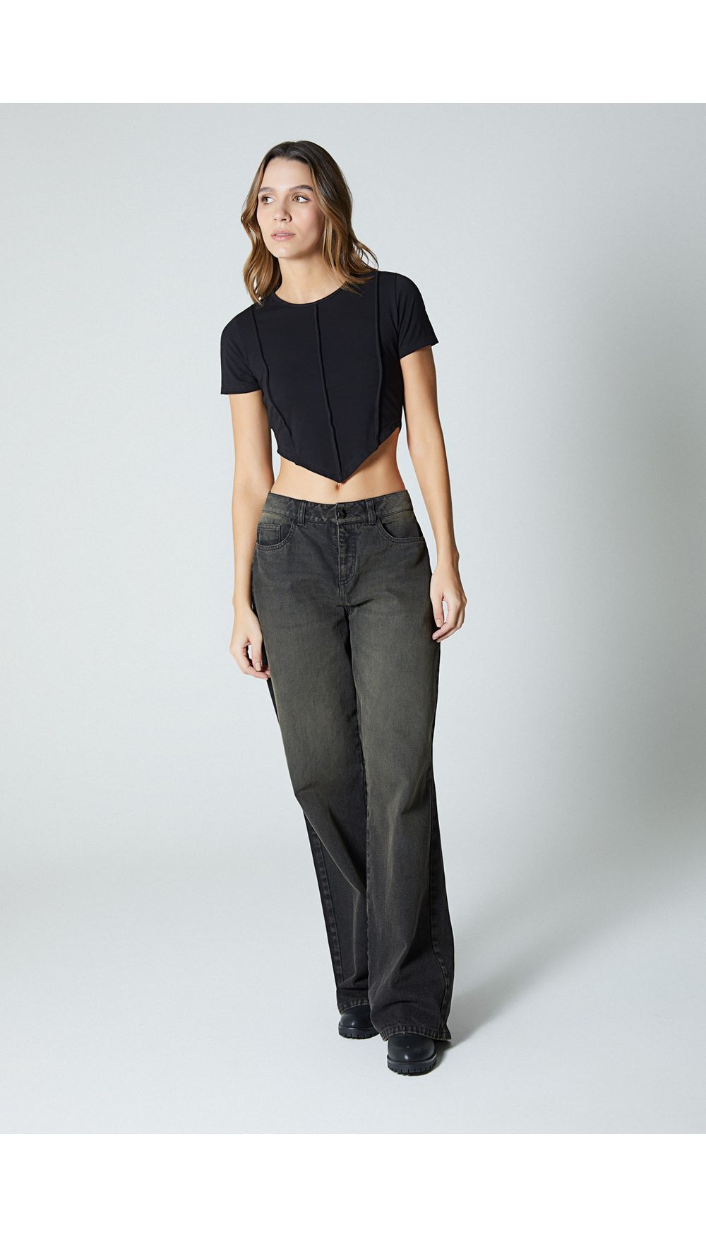 Camiseta paramujer crop