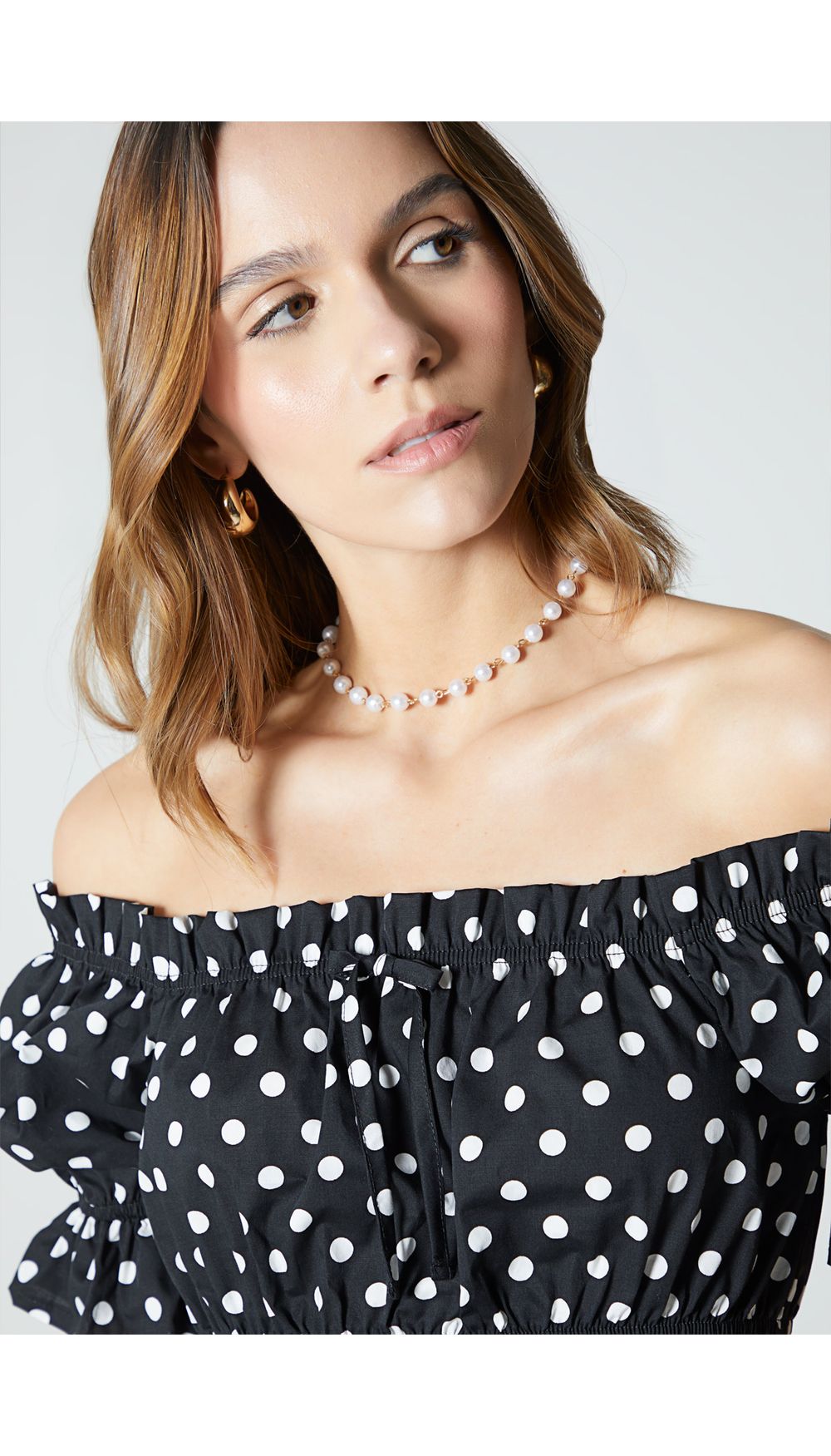 Blusa para mujer hombros descubiertos