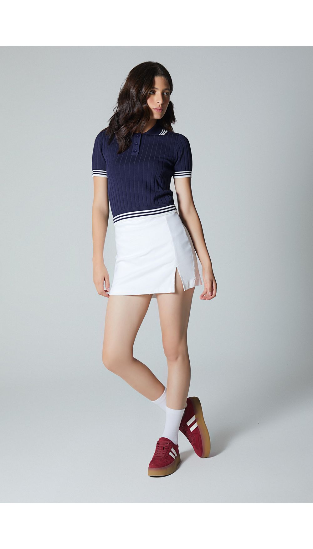 Blusa manga corta para mujer