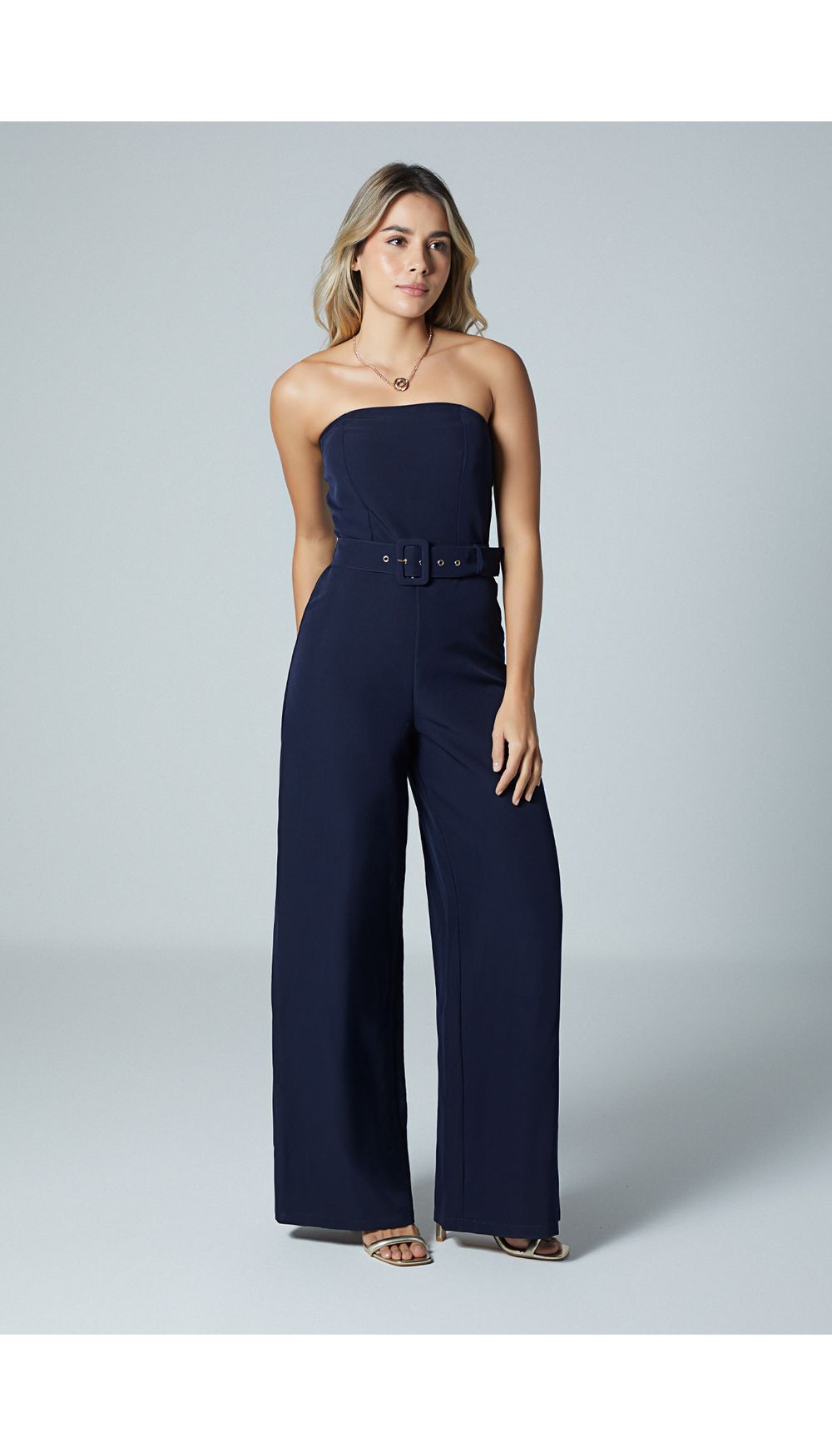 Enterizo pantalon para mujer strapless