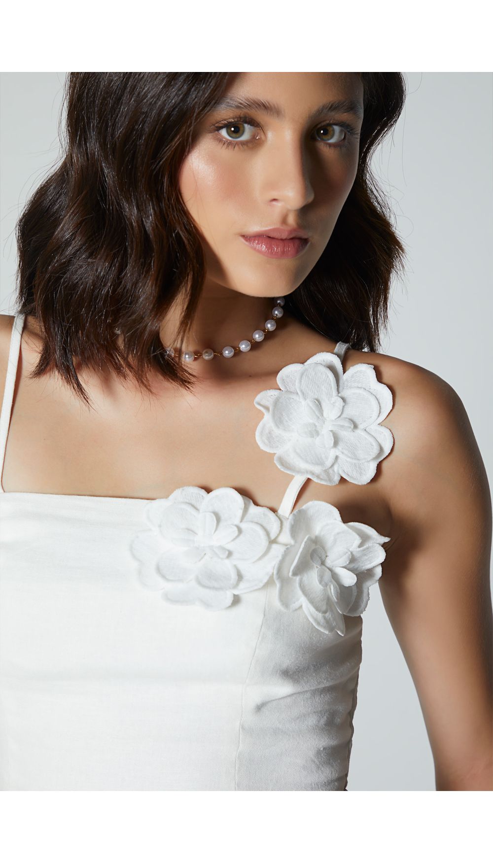 Crop top de tiras para mujer